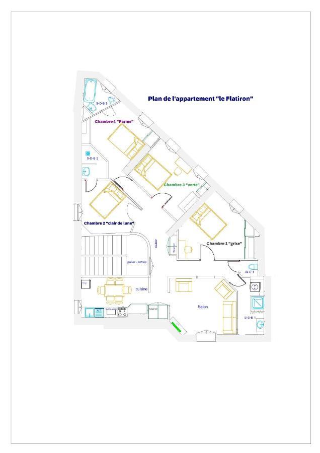 Appartement Le Flatiron - 4 Chambres ตาร์บ ภายนอก รูปภาพ